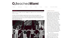Desktop Screenshot of o.beachedmiami.com