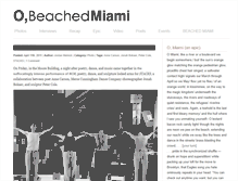 Tablet Screenshot of o.beachedmiami.com