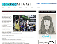 Tablet Screenshot of beachedmiami.com